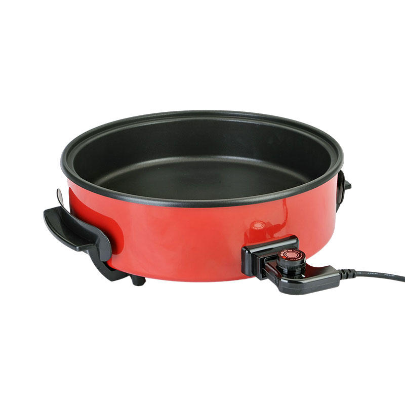 Cpp-40A9 40cm Size Electric Pizza Pan With Full Glass Lid